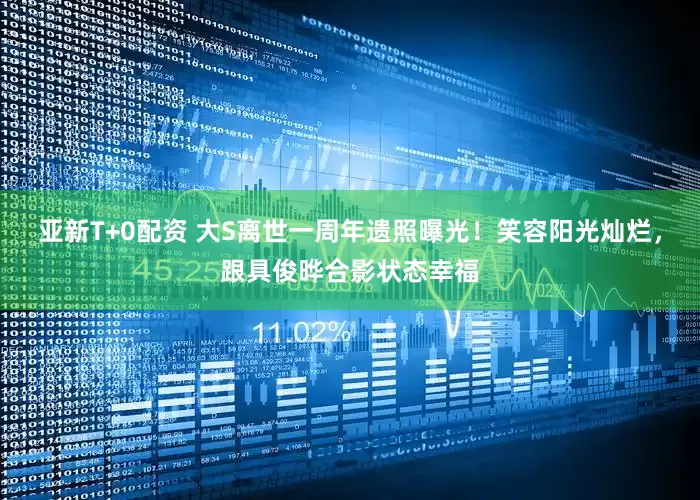 亚新T+0配资 大S离世一周年遗照曝光！笑容阳光灿烂，跟具俊晔合影状态幸福