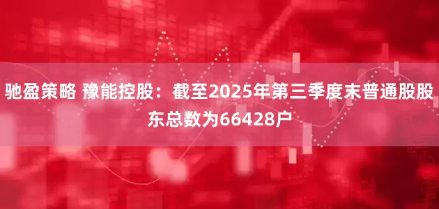 驰盈策略 豫能控股：截至2025年第三季度末普通股股东总数为66428户